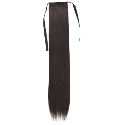 45cm/60cm/75cm/85cm Fashion Women Long Straight Drawstring Synthetic Hair Clip In High Ponytail Extension Hairpiece (6)