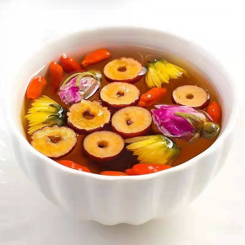 Gambar [??] ??????? ?????????  Siraitia grosvenorii rose jujube medlar tea.    ?????90g????