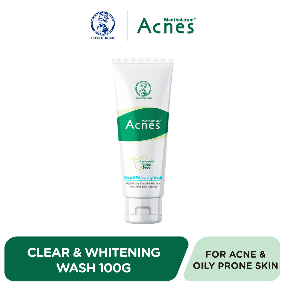 Gambar Mentholatum Acnes Clear   Whitening Wash 100g