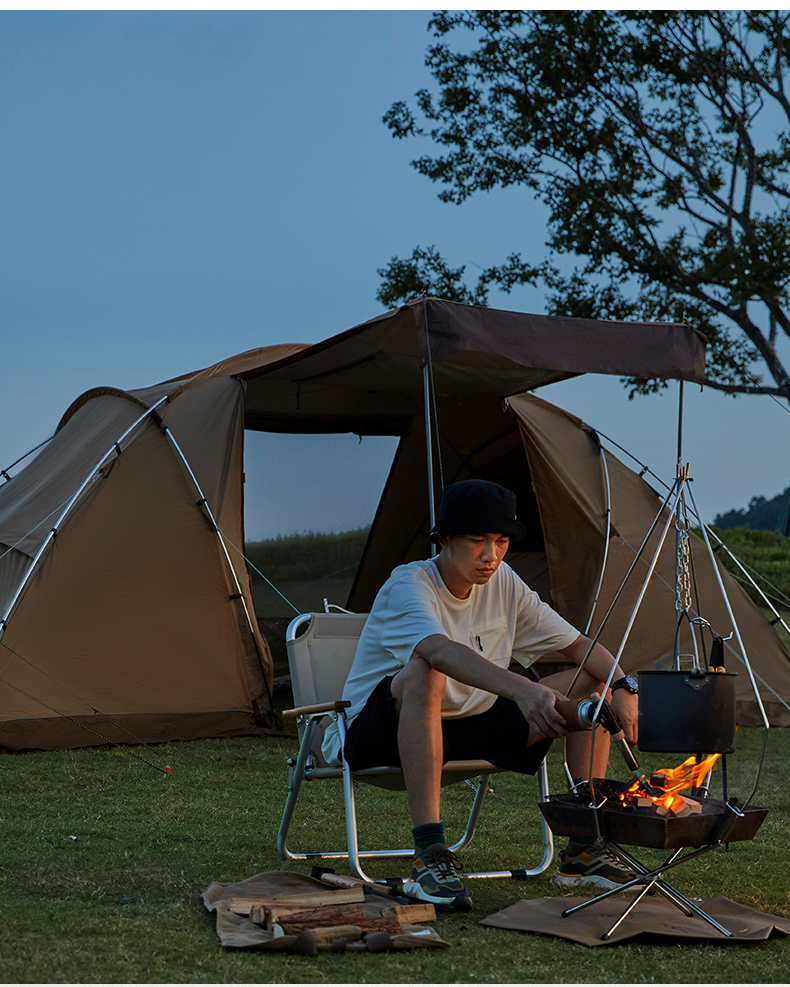 MOBI GARDEN Camping Family Tent Glamping Oxford Waterproof 4 Person Picnic Outdoor · v2