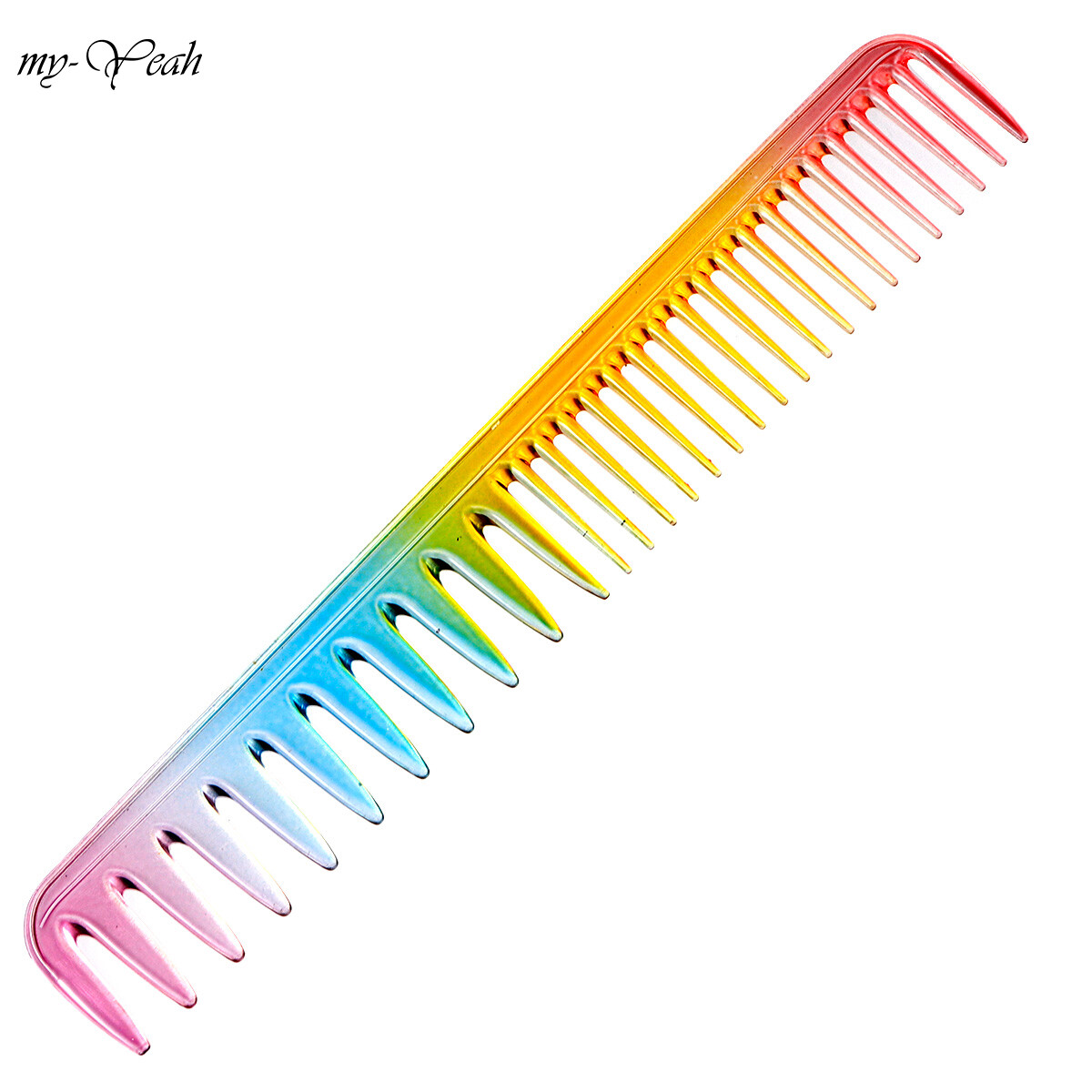 myyeah 1 Chiếc Lược Chải Tóc Cầu Vồng Chống Tĩnh Điện, Lược Thẳng Chịu Nhiệt Hai Đầu, Salon Chuyên Nghiệp Dụng Cụ Tạo Kiểu Tóc-02