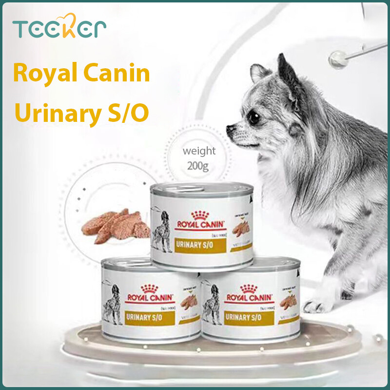 Royal Canin Veterinary Diet Canine Urinary S/O wet food for adult dogs of all sizes, mix flavour, in a 200g can ราคา 304 บาท*ส่งฟรี