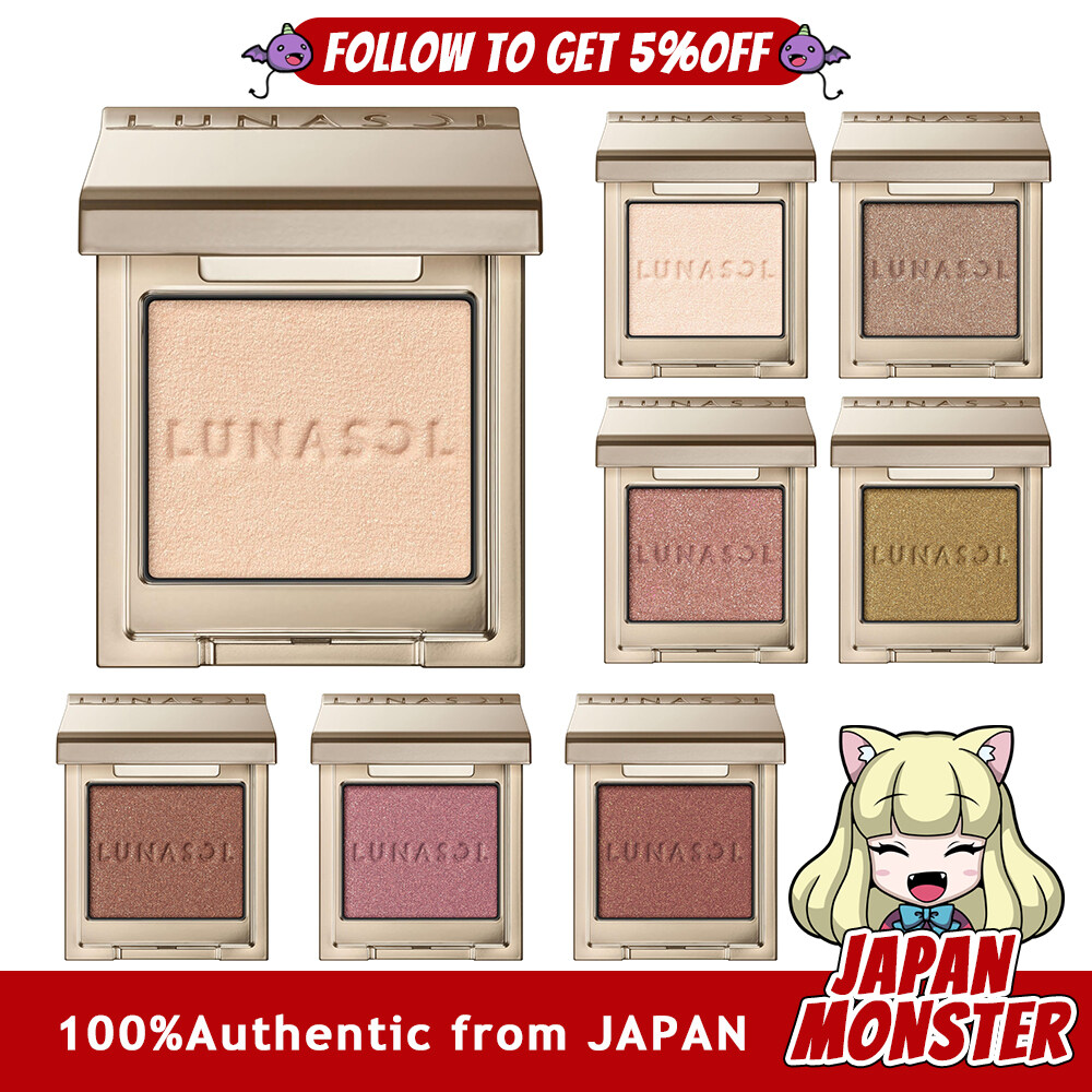 [8Colors] Linasol Mono Eye Coloration Eyeshadow Rose Green Red Pink Brown Beige Khaki Ash Japan