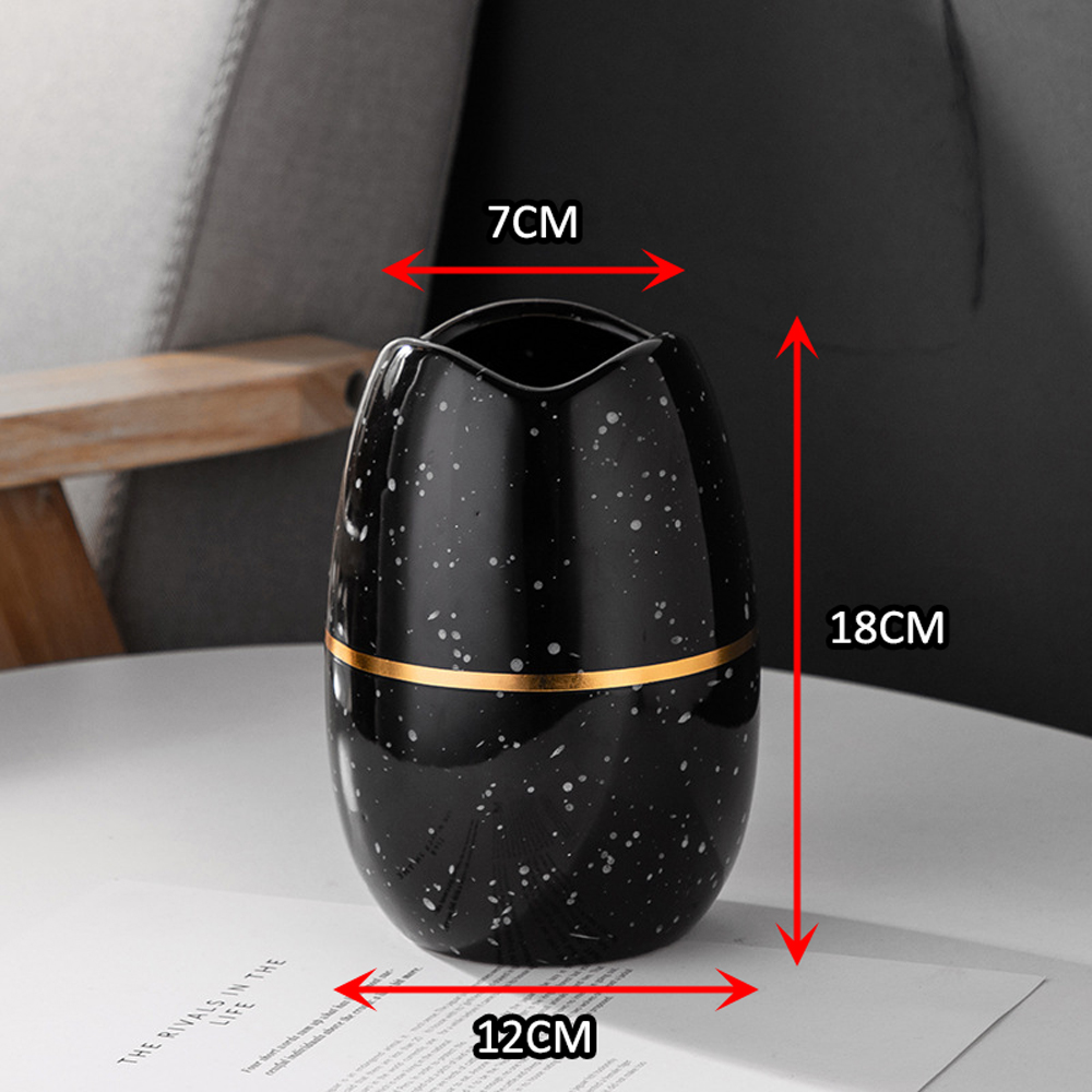 Scandinavian Minimalist Ceramic Vase For Living Room Table Decor_voghion.com