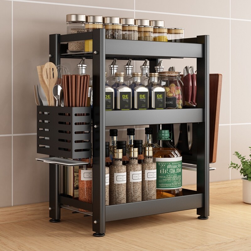 Gambar Kitchen mesa of condiment shelf rest home appliances daqo seasoning products multi function receive province shelf space