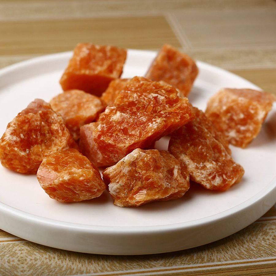 Raw Sunstone Crystal Orange Raw Sunstone Stone - Rough Sunstone - Healing Crystals and Stones - Sunstone Crystal - Positive Energy