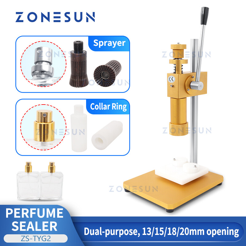 ZONESUN Dual-use Manual Crimping Machine Caper Metal Cap Press Machine Capping Machine Perfume Spray Crimper ZS-TYG2 ราคา 12,344 บาท*ส่งฟรี