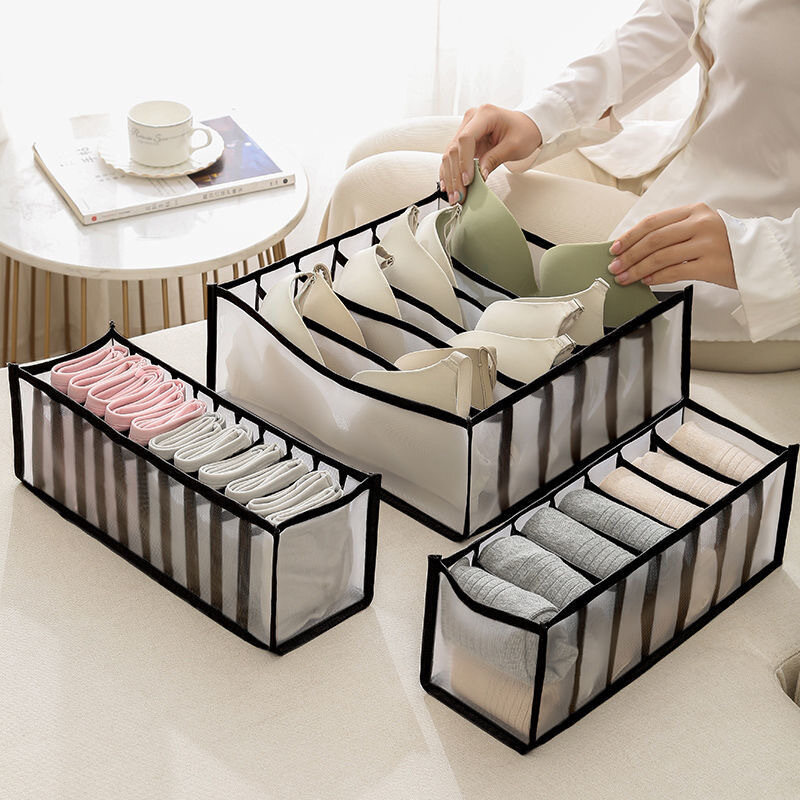 Quần Áo tổ chức đồ lót ngăn kéo hộp lưu trữ quần áo áo ngực vớ tổ chức tủ quần áo ký túc xá ngăn lưu trữ túi