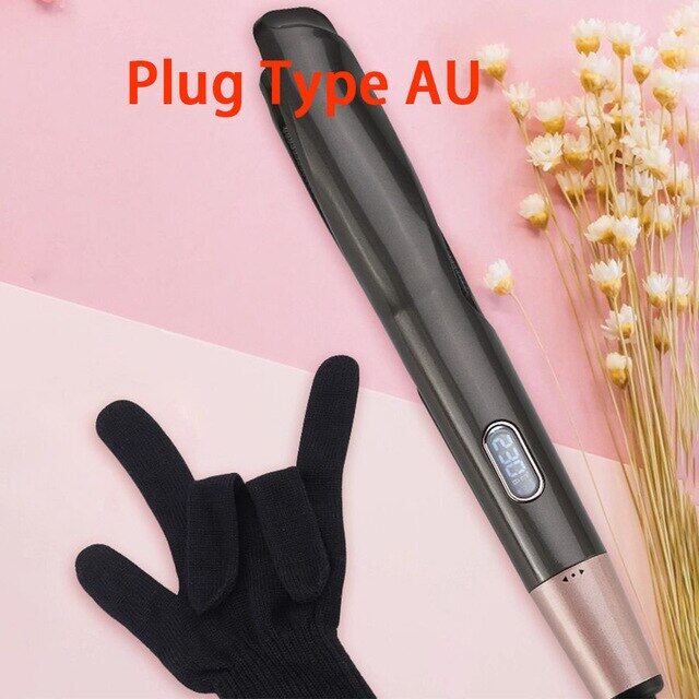 Gambar Multi purpose spiral curling iron hair straightener curling iron splint twisting electric curling iron