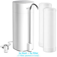 ALTHY 0.01μm Countertop Faucet Drinking Water Filter Purifier Ultrafiltration System NSF Standard Certified Reduces 99% bacteria Chlorine Heavy MetalsOdor Home Kitchen Tap
