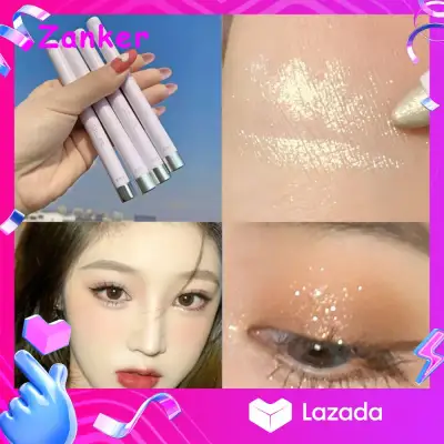 【Zanker】Pearlescent silkworm Beauty Makeup eyeshadow pen lasting waterproof and not blooming Shiny pearlescent gel pen 8 color eye shadow pen (2)