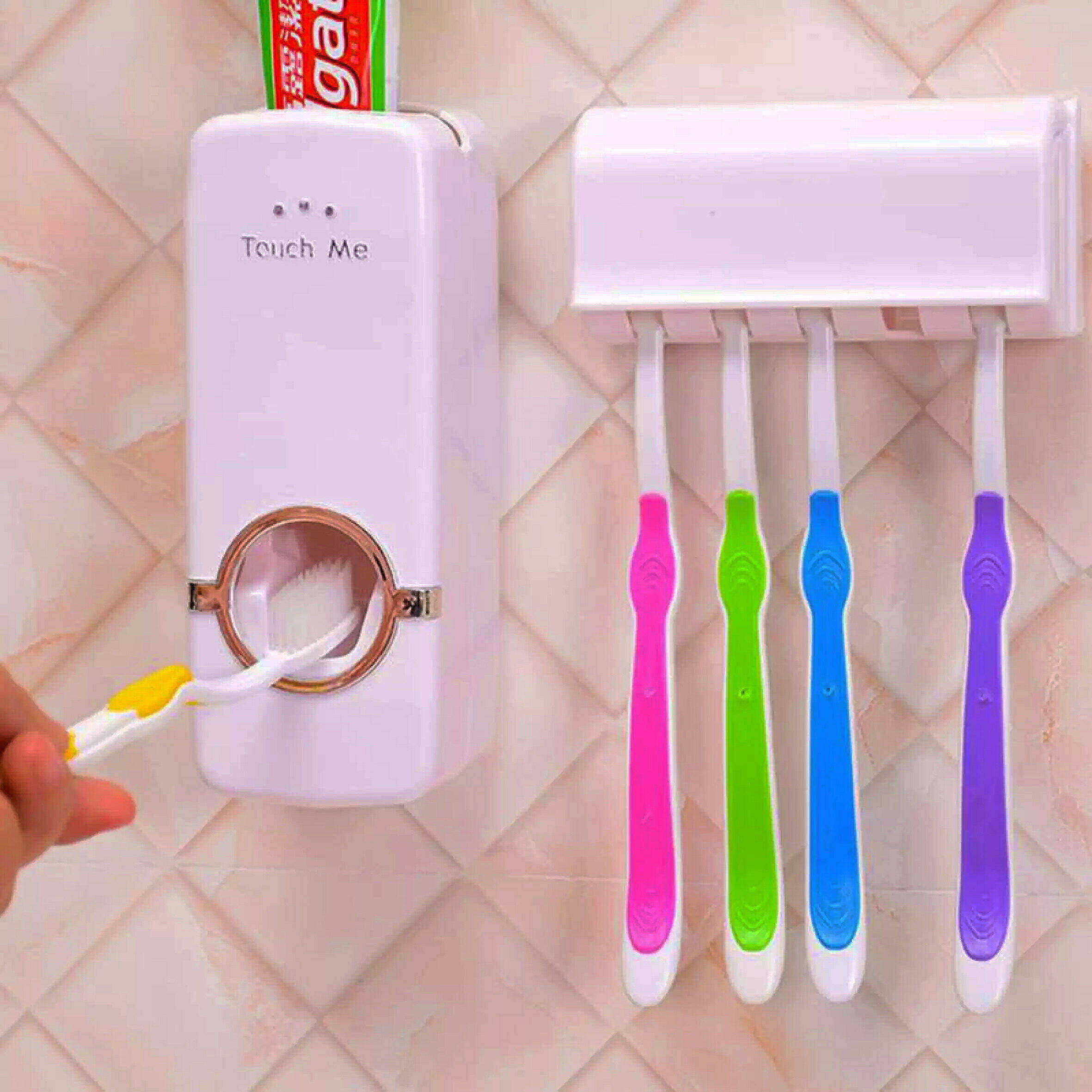 toothbrush with built in toothpaste dispenser