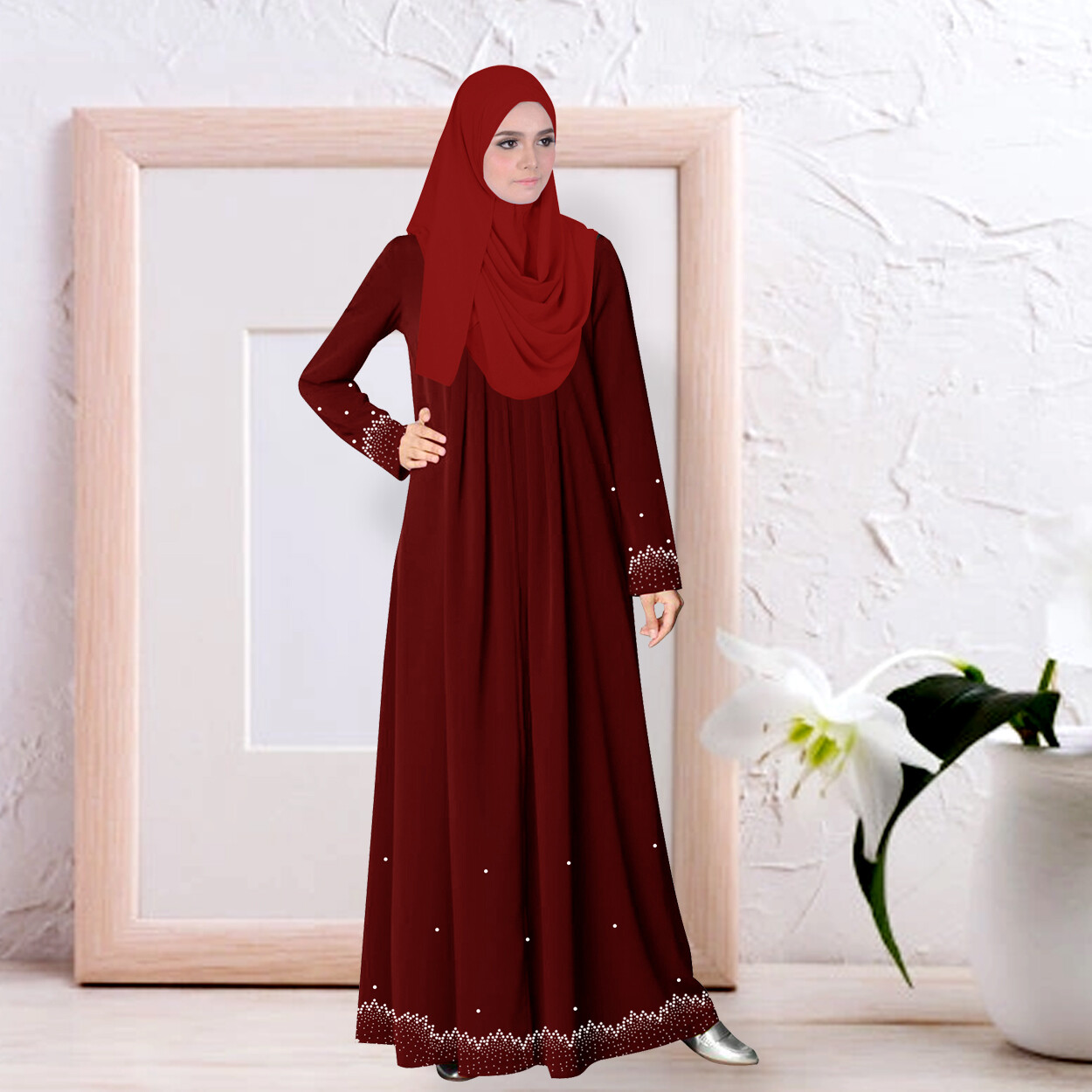 Buy Elegant Dinner Dress For Muslimah Online at a Better Price | Lazada  Malaysia