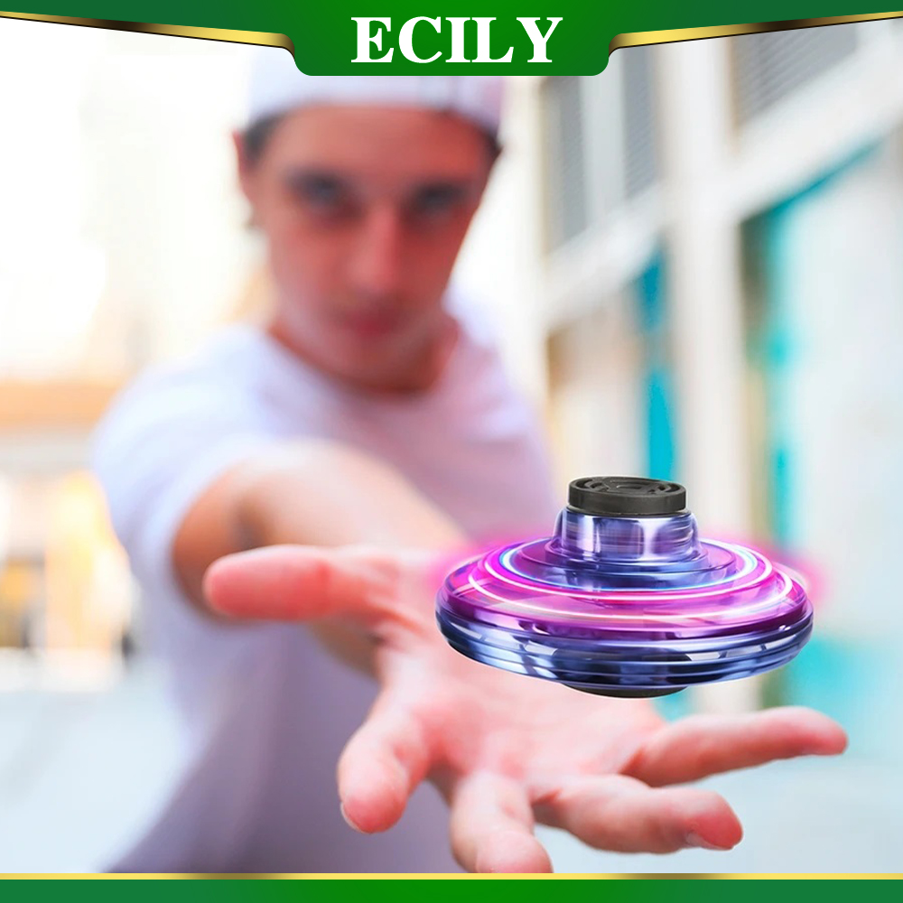 ECILY ORIGINAL Flynova Fidget Spinner Mini UFO Drone Boomerang Flying Spinner Toys Christmas Xmas Gift for Kids Children Child ราคา 131 บาท*ส่งฟรี