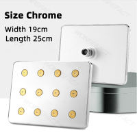 High Pressure Shower Head Rainfall Mini Overhead Shower Bathroom Heavy Duty 360° Rotating Top Spray Water Saving