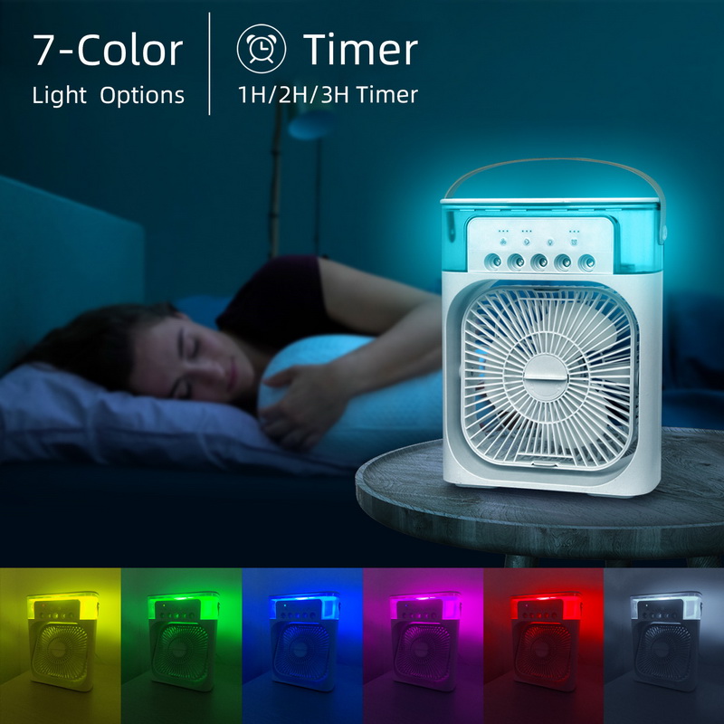 Portable Desktop Air Cooler And Humidifier With 3 Speed Cooling_voghion.com