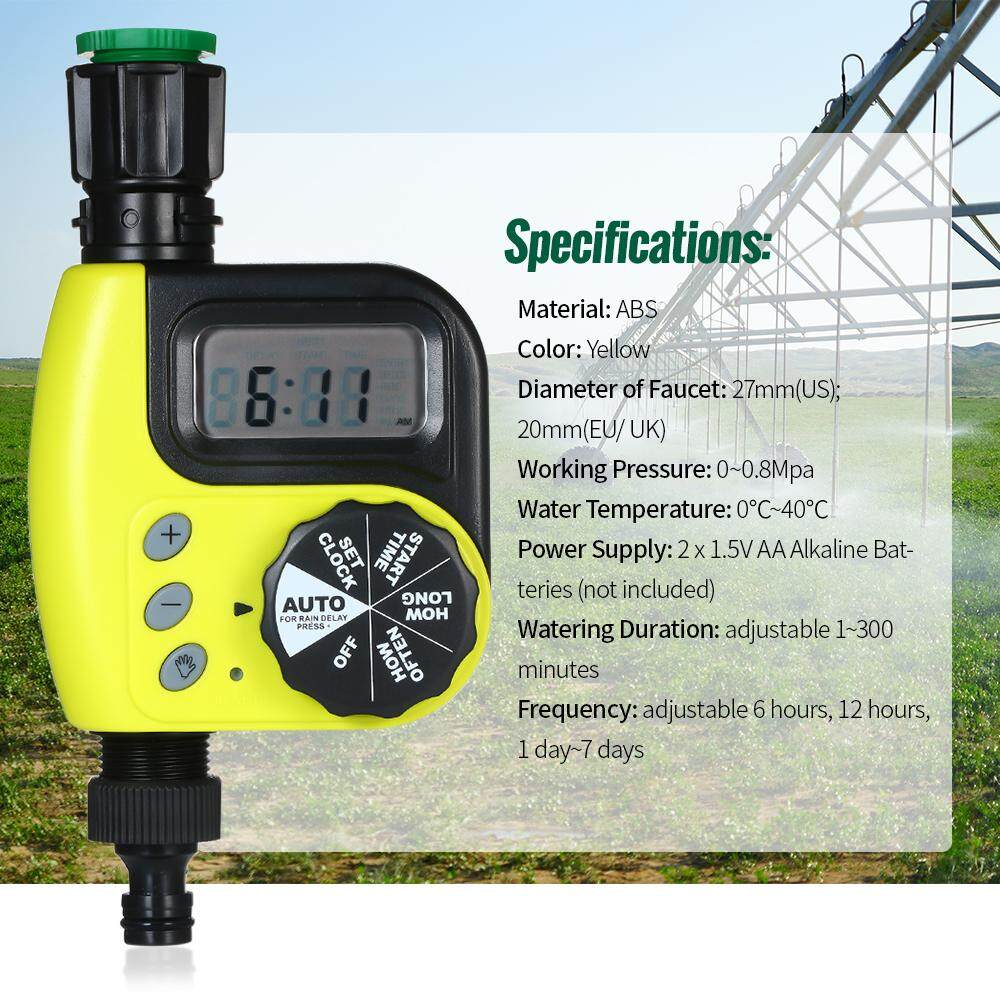 Automatic Water Timer Outdoor Garden Irrigation Controller 1
