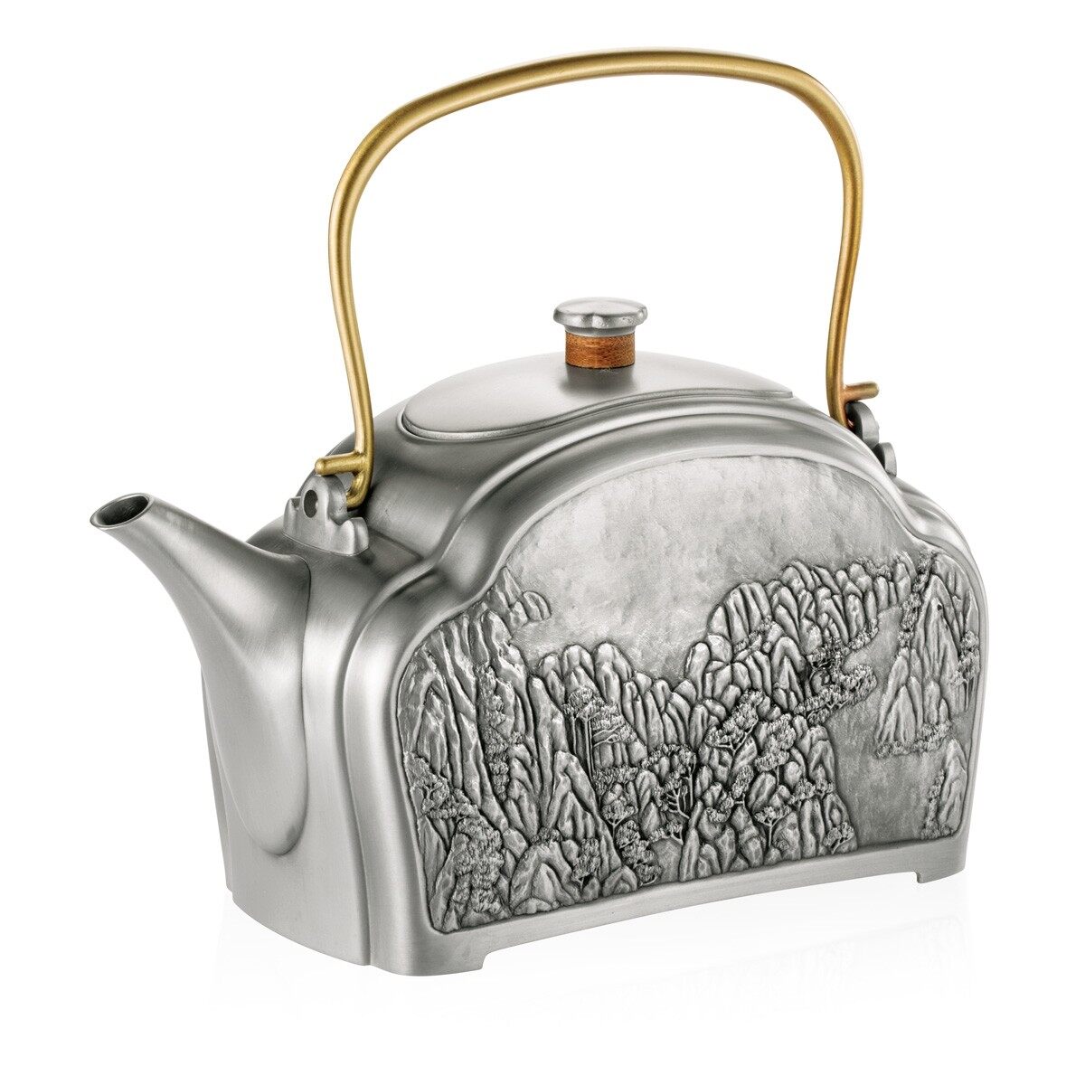 Gambar Royal Selangor Tranquility Collection Pewter Cloud Teapot Gift