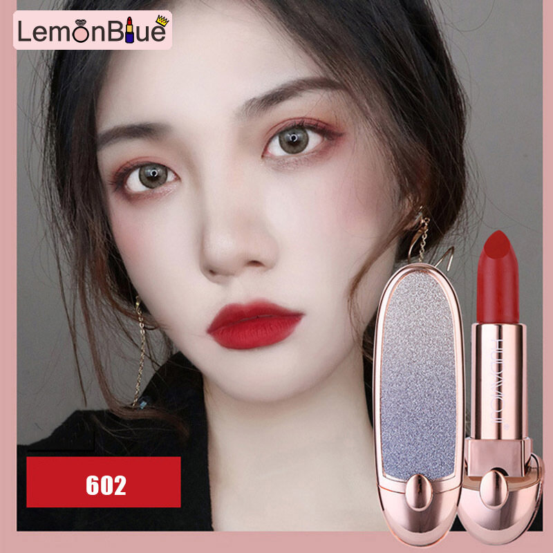 Gambar LemonBlue Matte Lipstick Matte Flip Cover with Mirror Moisturizing Lipstick Makeup