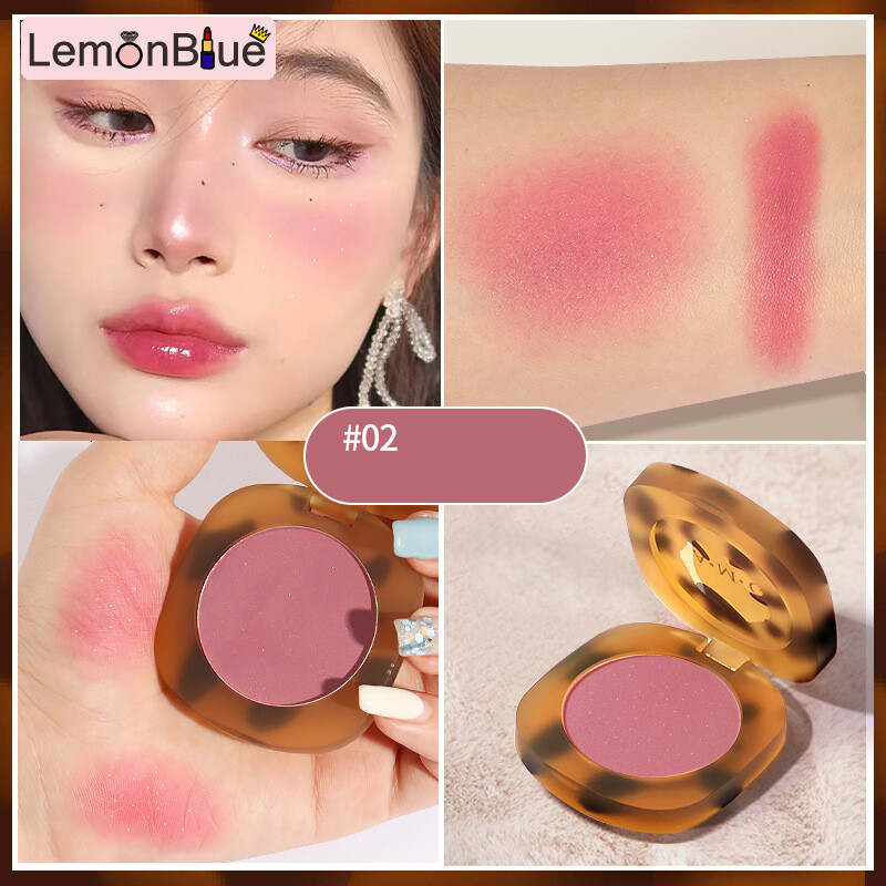 Gambar LemonBlue 6 Colors Blush Naturally And Long Lasting Skin Friendly Blush Palette Pressed 6 Colors Naturally And Long Lasting Skin Friendly fashionable Blush Blush Palette face cheek