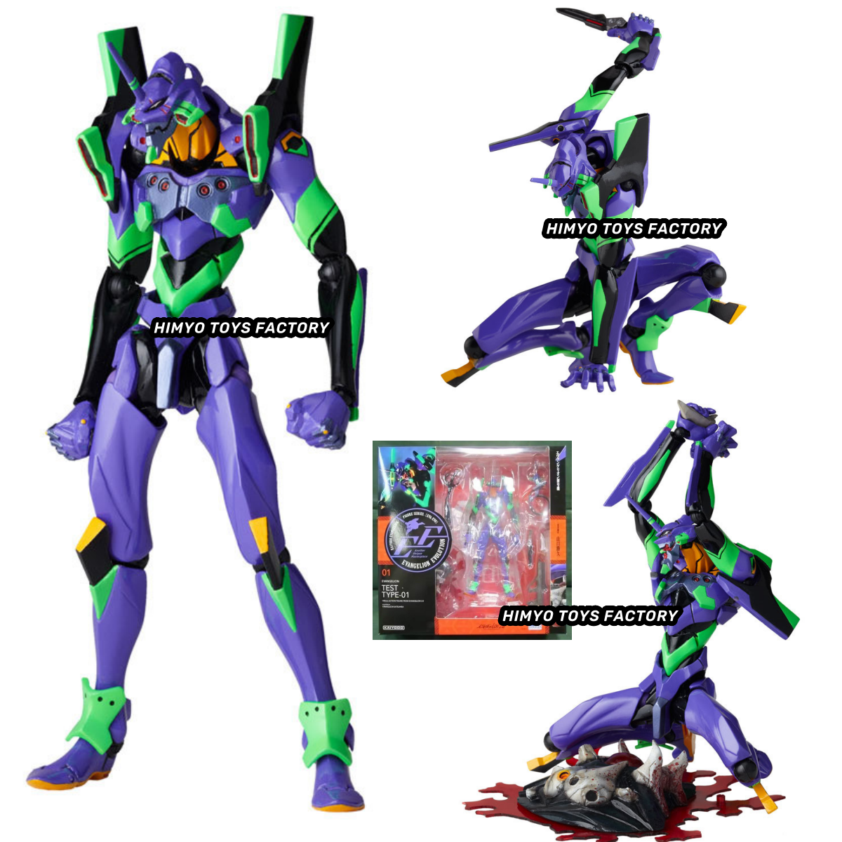 Yamaguchi EVA-01 kiểm tra yype-01 evaneon Neon Genesis evangelion Mô hình nhân vật hoạt động đồ chơi Quà Tặng articulado với hộp