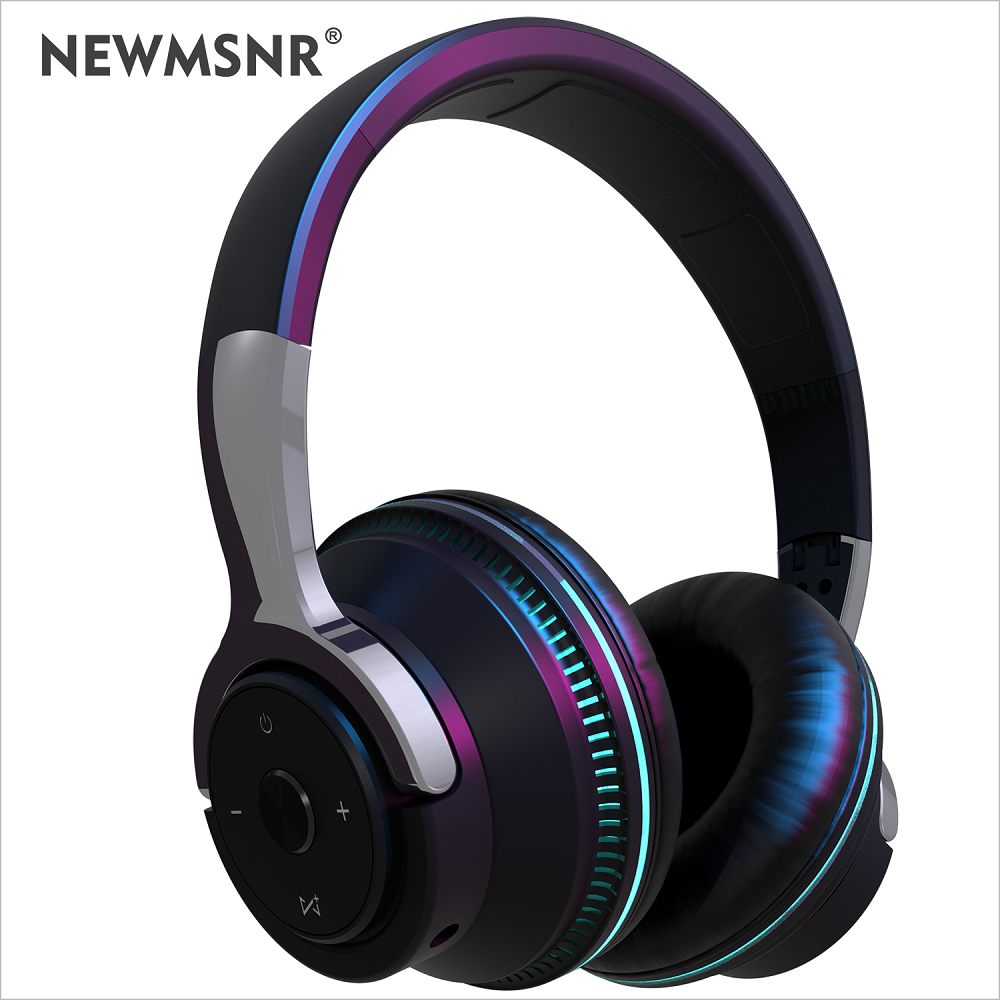 Newmsnr Tai Nghe Bluetooth Phát Nhạc 24 Giờ Tai Nghe Không Dây Hiệu Ứng Ánh Sáng LED, Super Bass Tai Nghe Tai Nghe Mic Tích Hợp Tiếng Ồn Noise Cancelling Tai Nghe Ban Đầu IPX5 Không Thấm Nước Earbud Dành Cho Samsung /Xiaomi/ Huawei /Oppo/Vivo, V. V.
