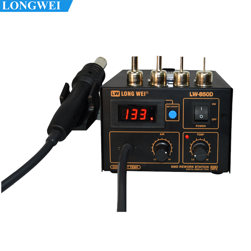 Lw-850d longwei bán tại nhà máy máy trạm làm lại không khí nóng bga laser smd