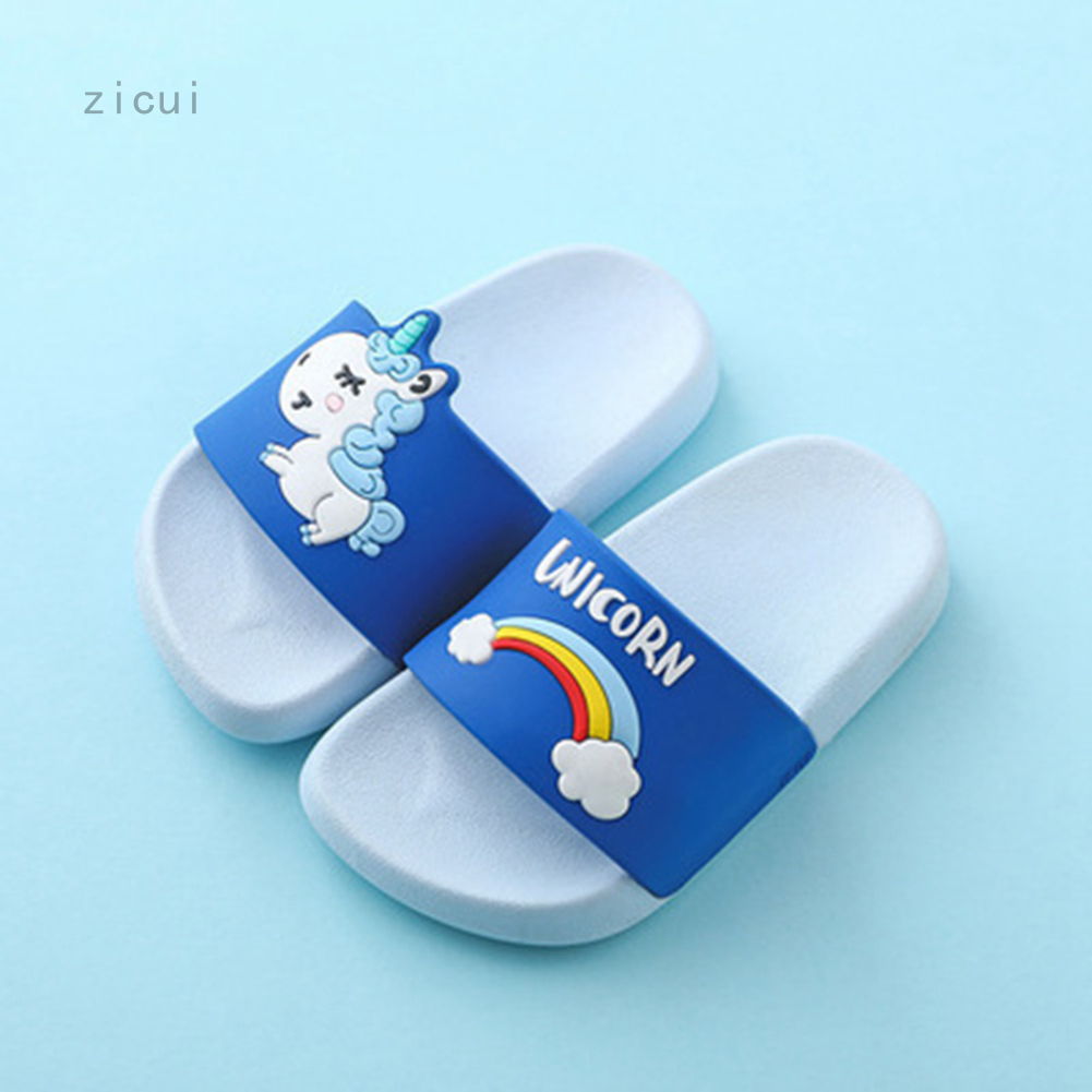 boys rainbow flip flops