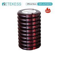 Retekess Coaster Pager Receivers For TD163 Restaurant Wireless Calling System Coffee Shop Church Clinic Beauty Salon