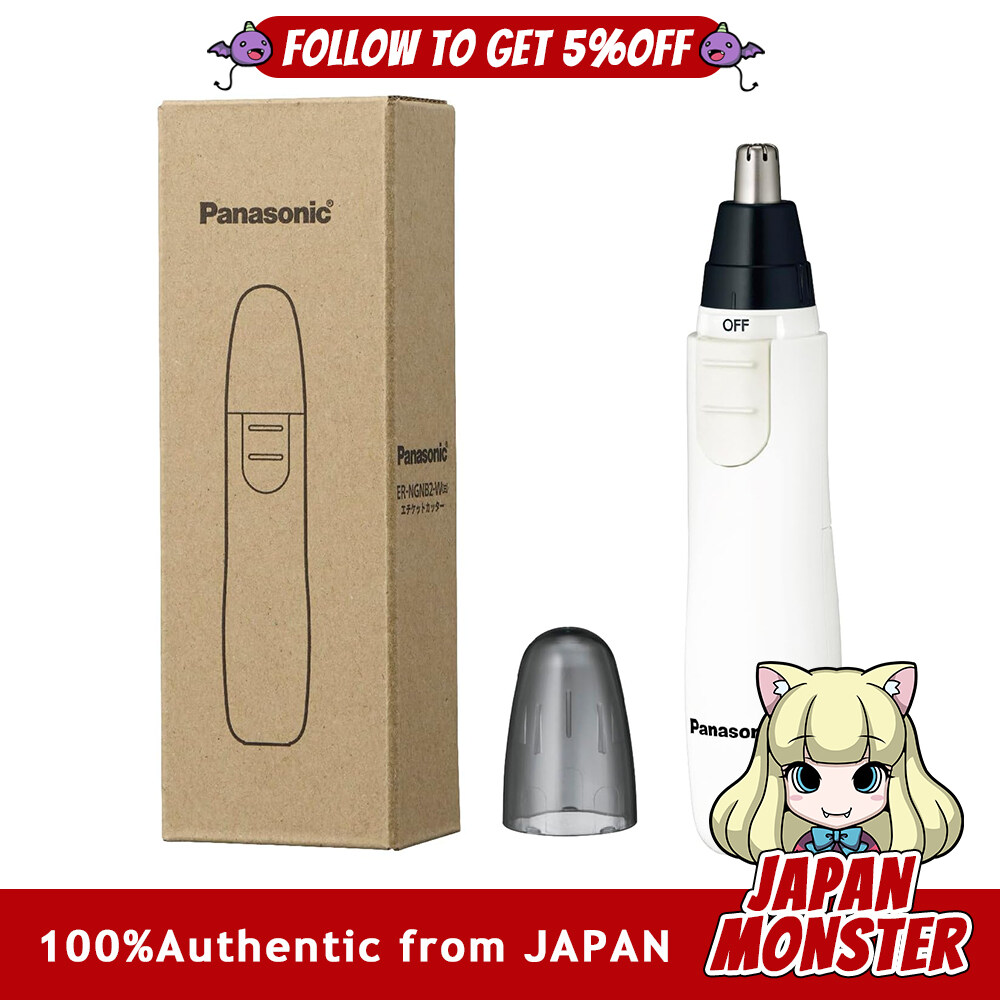 Panasonic Etiquette Cutter for Men Nose Hair Cutter Eyebrows Beard Ears ER NGNB2 W Released in 2024 Japan