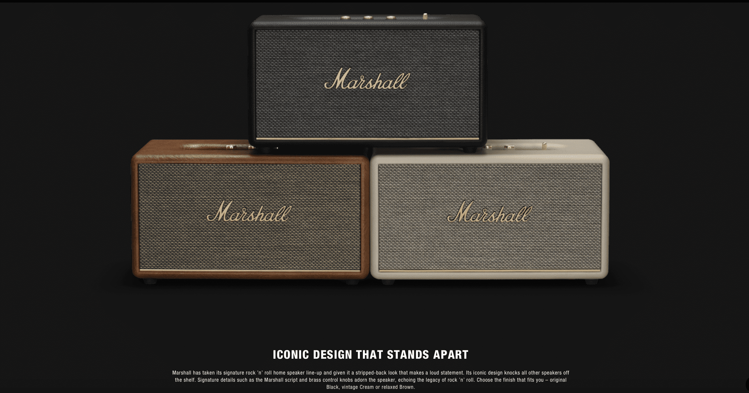 Marshall Acton II Bluetooth Speaker - Choy Audio Visual