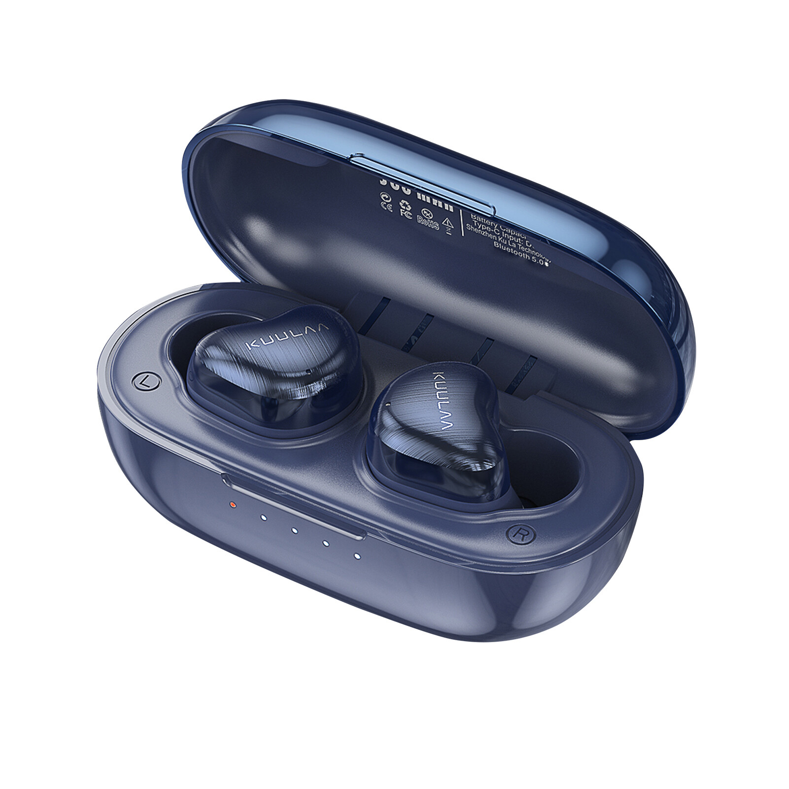 Valeriee KLYP07 Headset Earbud Nirkabel, Headset Sentuh Sidik Jari Nirkabel  Warna Biru Dalam Nyaman Cocok dengan Apple Earphone Sentuhan Sidik Jari |  Lazada Indonesia