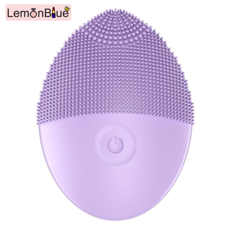 Gambar LemonBlue Facial Electric Cleansing Brush made with Ultra Hygienic Soft Silicone Waterproof Face Brush for Deep Cleansing