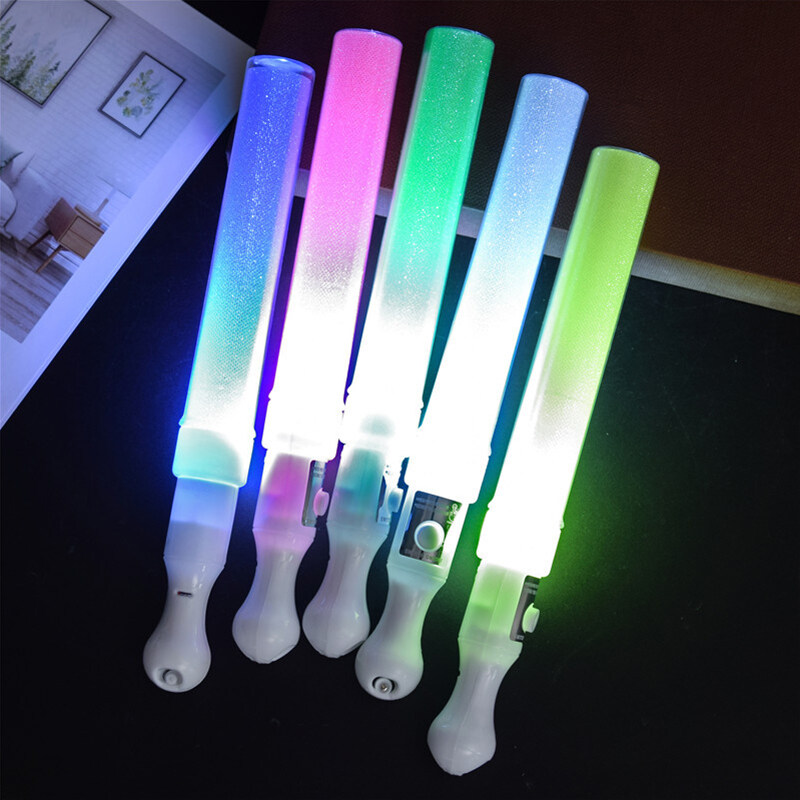 HOMP 1Pc LED Glow Stick Luminous Concert Cheering Tube Battery Powered