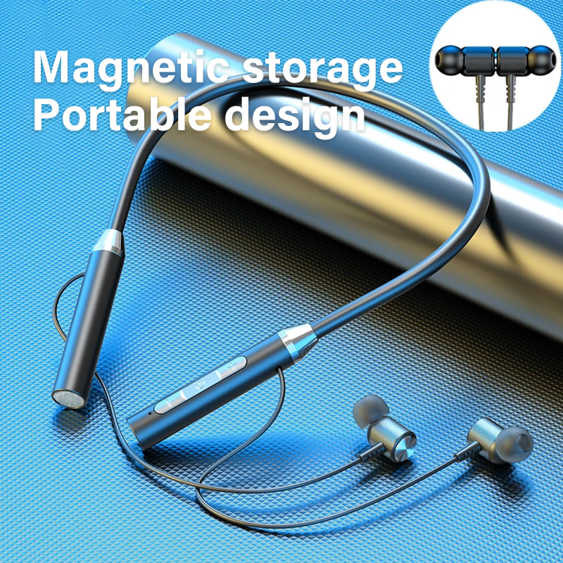 Cuffie bluetooth a archetto magnetiche con cancellazione del rumore_voghion.com