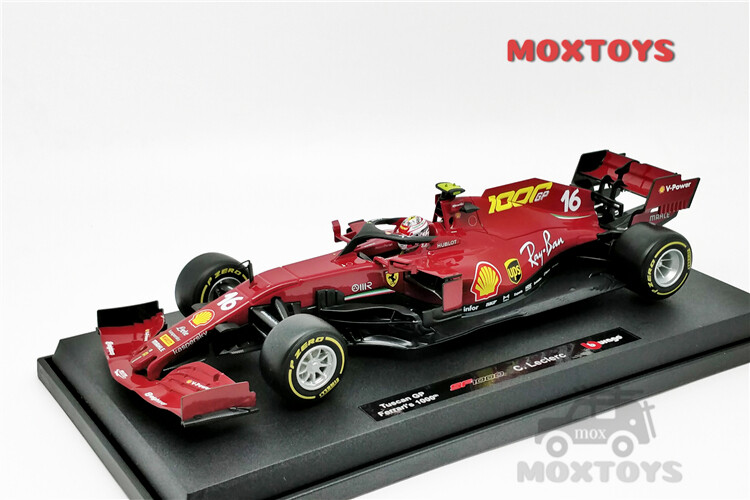 Bburago 1:18 Scale 2020 F1 Ferrari SF1000 Sebastian Vettel #5 Diecast Car Model