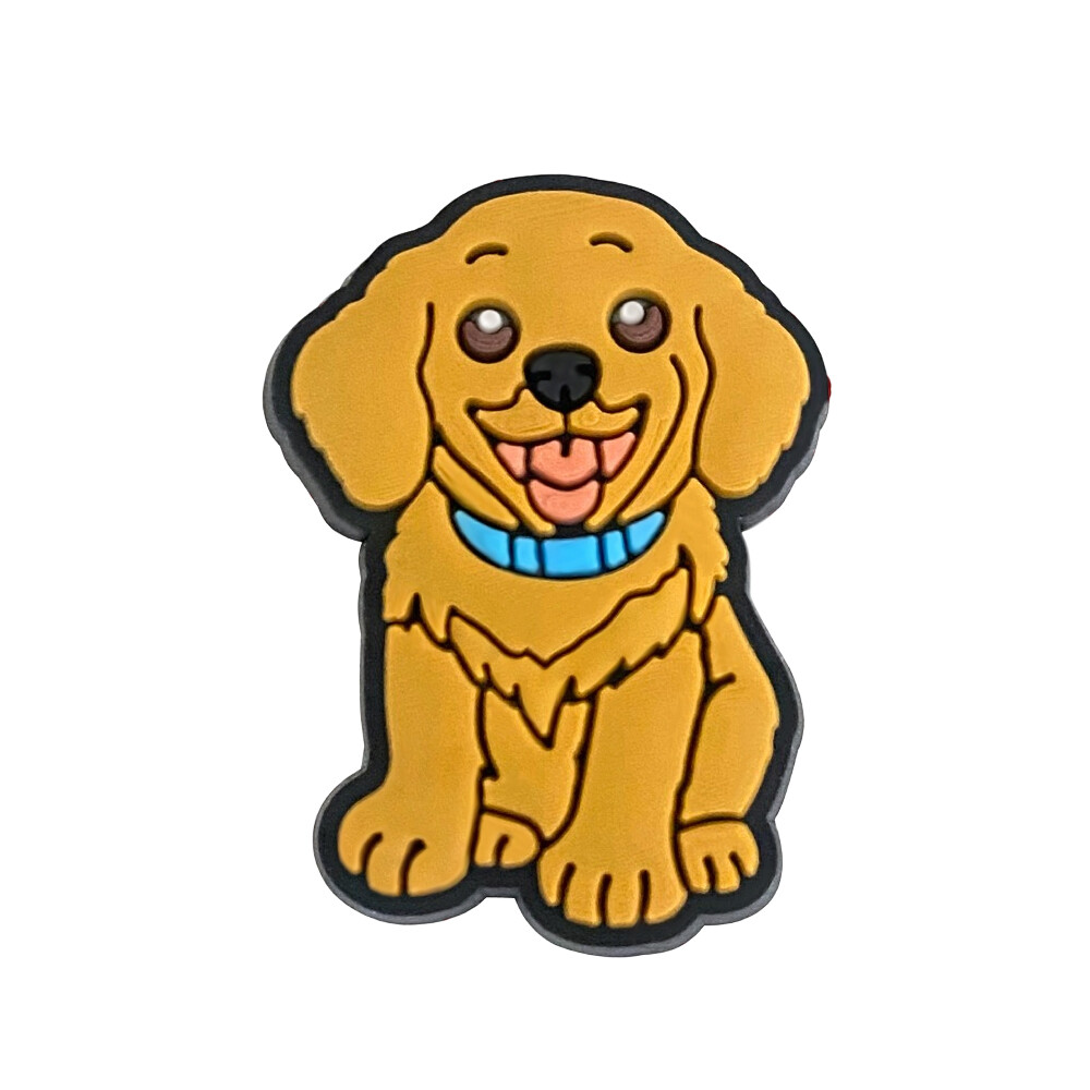 Cute Cartoon Puppy Shoe Charms 1PCS Decorate Dog Accessories DIY Corgi Shiba inu PVC Garden Shoe Buckle For Kids Girl Unisex Party Gifts - 4