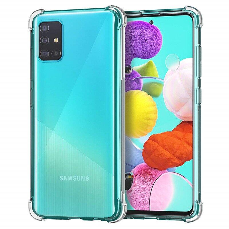 Xicci Dành Cho Samsung Galaxy Samsung Galaxy A51 A71 Điện Thoại Ốp Lưng  Mỏng Chống Xước Trong Suốt TPU Dẻo Silicon Trong Suốt 4 Góc Ốp Lưng vỏ Bảo  Vệ Da |