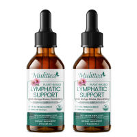 Mulittea Lymphatic Drainage Drops Lymph System Support Immune Support Cleanse & Detox 60ml (2 fl oz)