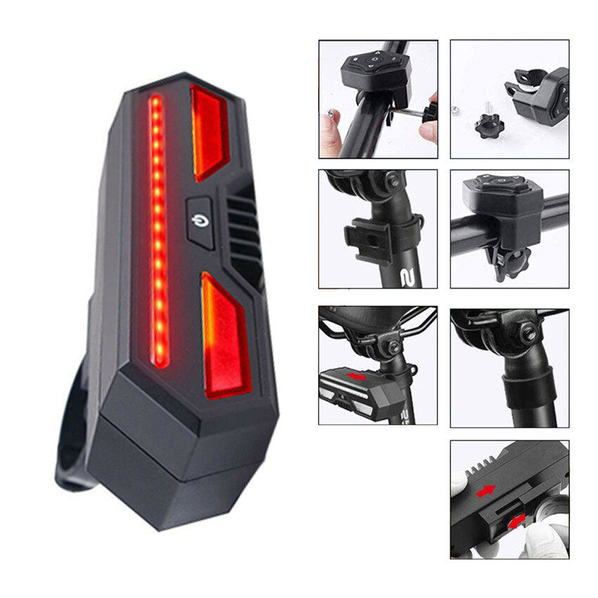 Đèn Hậu Xe Đạp, Đèn Báo Rẽ An Toàn Phụ Kiện Xe Đạp