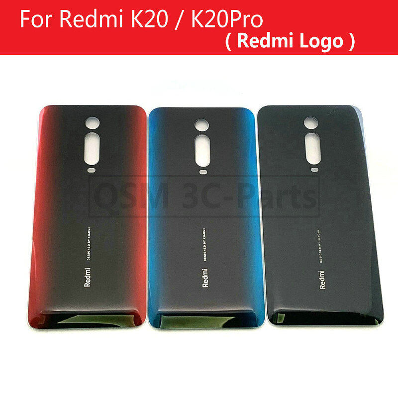 Back Glass Cover For Xiaomi Mi 9T Back Battery Cover Mi9t Pro Replacement  Rear Door Housing Panel with Adhesive Sticker For Redmi K20 Pro Battery