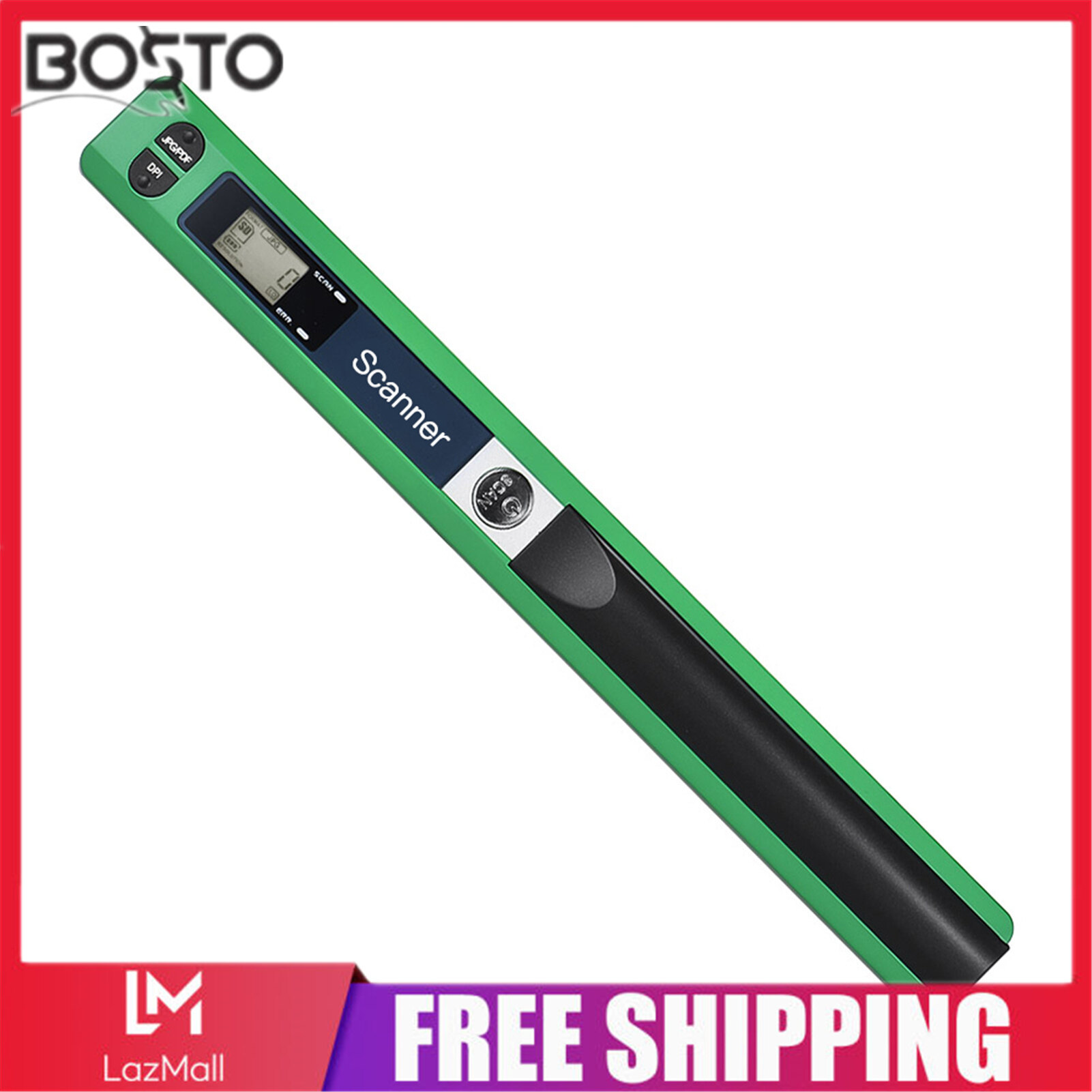 Gậy Cầm Tay Cầm Tay, Máy Quét Không Dây, Màn Hình LCD Formate Cỡ A4 900DPI JPG/PDF Với Túi Bảo Vệ Dành Cho Tài Liệu Kinh Doanh Hình Ảnh Sách Nhận Được