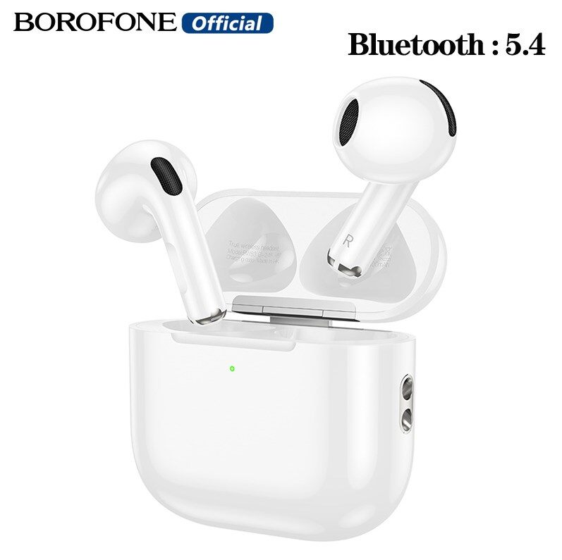 BOROFONE BW83 TWS True Wireless Headset Bluetooth Earphone BT5.4 With Mic Sports Stereo Headphones 300mAh Super Long Battery Life Support Sliding Tuning For iPhone Android All Smartphone Universal ราคา 338 บาท*ส่งฟรี
