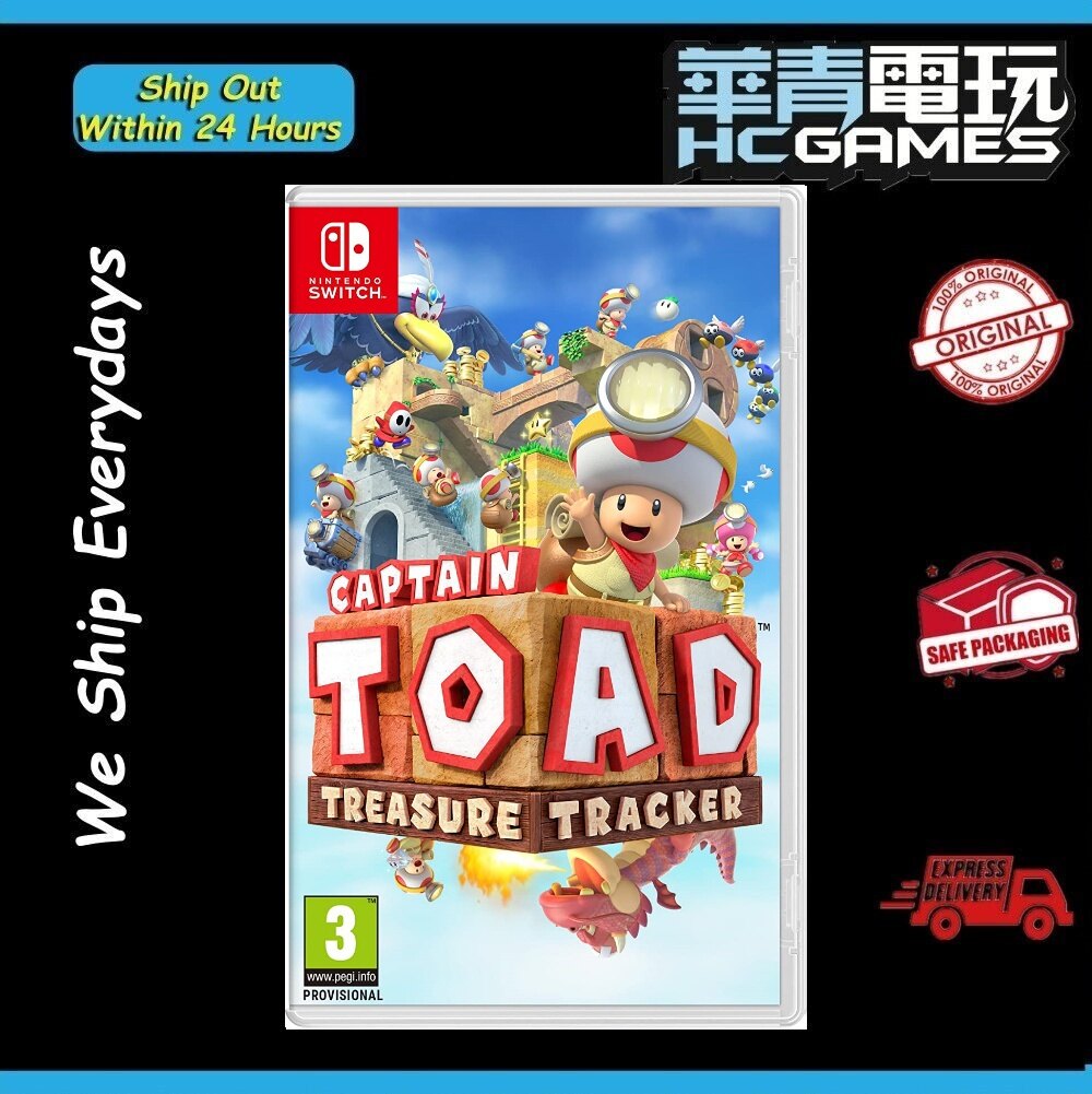Nintendo Swicth Captain Toad Treasure Tracker (English/Chinese