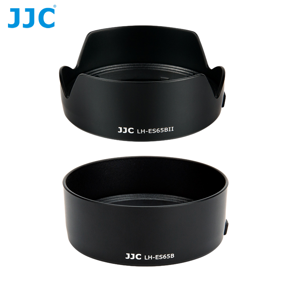 JJC Reversible Lens Hood Shade for Canon RF 50mm F1.8 STM Lens on EOS R50 R10 R8 R7 R6 Mark II R5 R3 RP Ra R Camera Replace Canon ES-65B Lens Hood