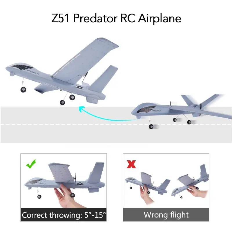 z51 predator rc plane