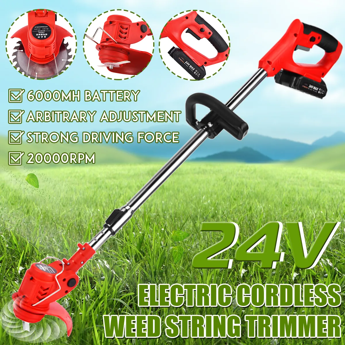 mower style string trimmers
