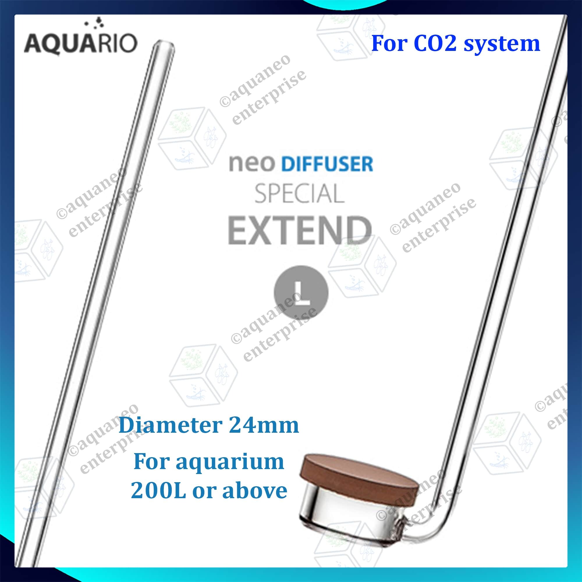 Aquario Neo Co2 Diffuser Extend Special L Lazada