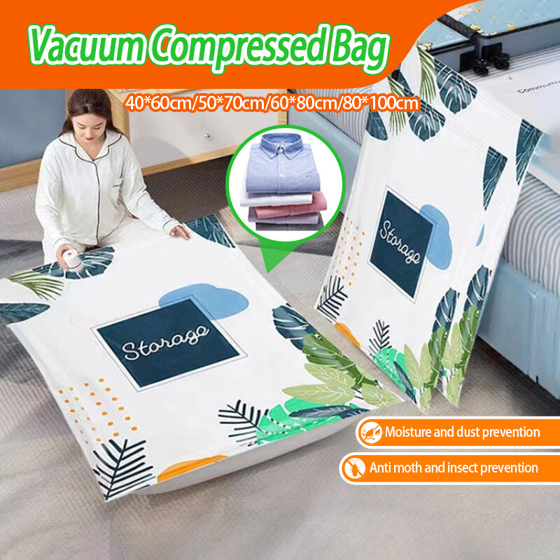 Reusable Vacuum Storage Bag For Clothes And Quilts Foldable_voghion.com