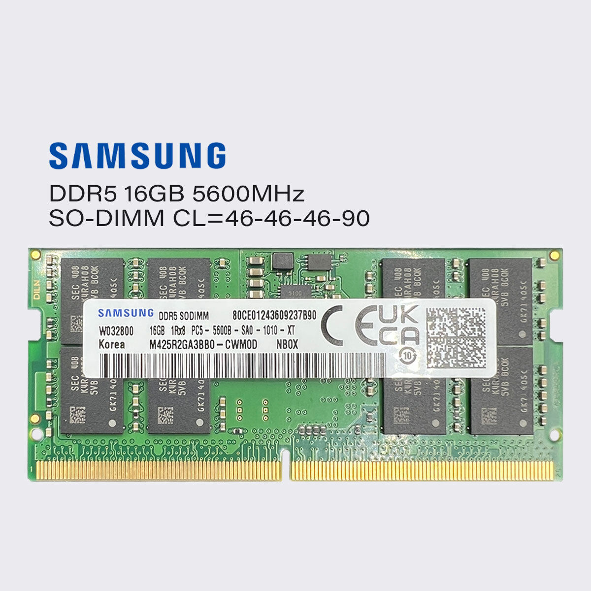 Samsung Ddr5 5600Mhz Sodimm Laptop Memory - 8Gb/16Gb/32Gb Ram For